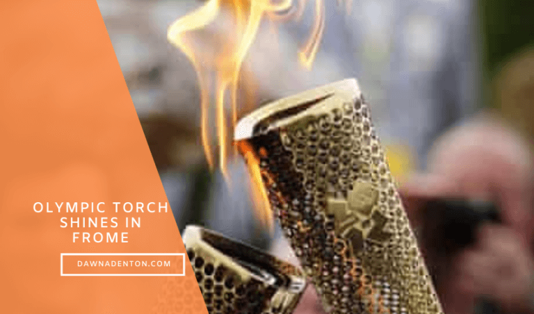 The Olympic Torch shines in Frome