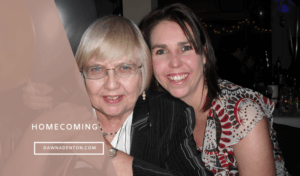 my late mother and I celebrating new year together in the UK