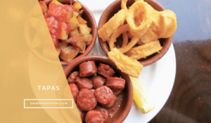 Spanish tapas portions