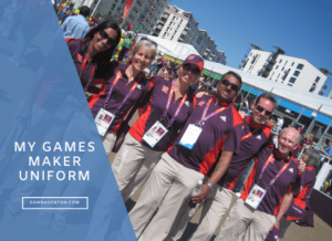 My Games Maker Uniform worn by my wonderful colleagues at the Games