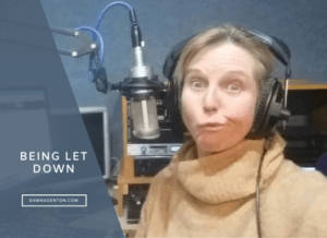 Dawn Denton in the radio studio