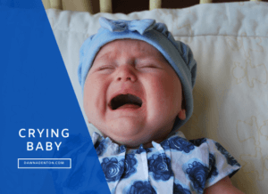 a crying baby