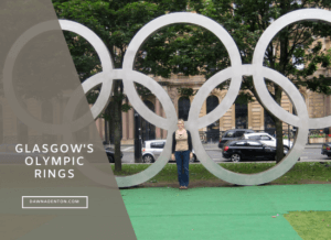 Dawn Denton and Glasgow's Olympic Rings