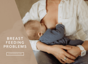A mother breastfeeding her little baby