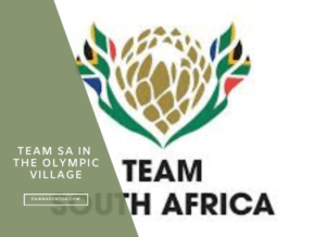 The Team South Africa Olympic logo with the protea, the national flower of South Africa