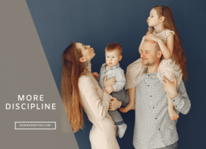 mother and father sharing discipline duties